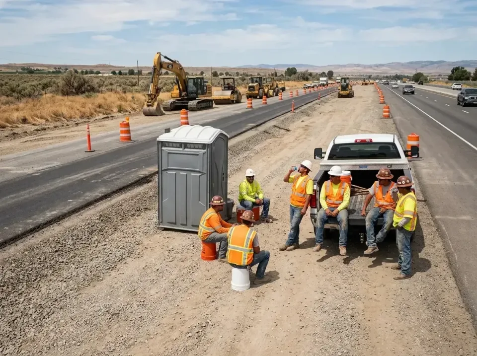 highway-road-construction-crew-007 — frequently asked questions, Porta Potty and Restroom Rentals in Presidential Lakes Esta…